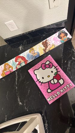 Hello Kitty portrait and princess portrait