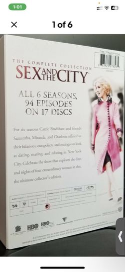 Sex and the City all 6 seasons 94 episodes on 17 discs complete set new cases and discs never used