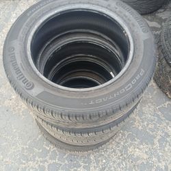 185/60R15 Continental Tires (4)