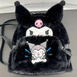 Kuromi Small Mini Backpack 8"