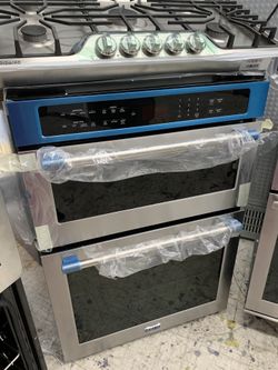 Maytag microwave & oven combo in stainless steel