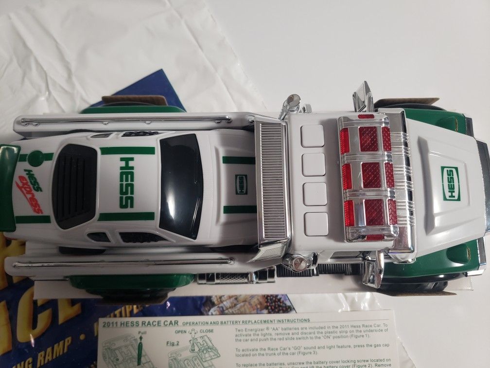 Hess Toy Truck And Race Car W/Lights & Sound *New*