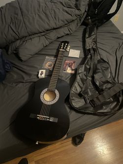 Black Acoustic Guitar Barely used