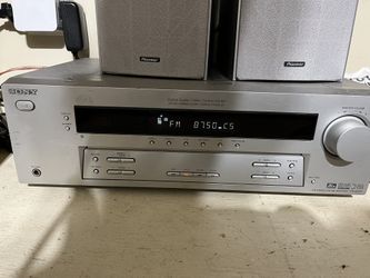 Pioneer Speakers And Sony Receiver
