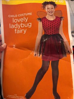 Child Lovely Ladybug Fairy ( size S -4-6 ). 