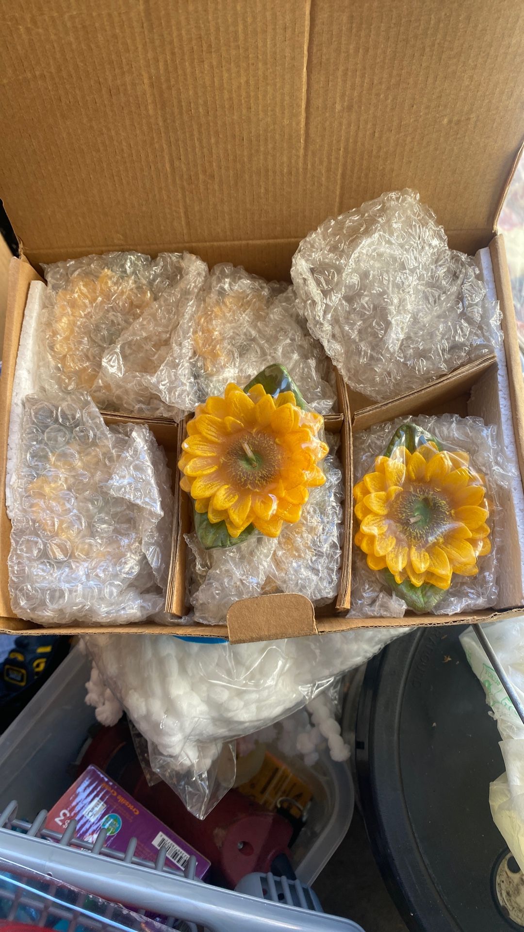 Sun Flower Candles