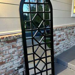 Decorative Arched Window Pane Mirrors