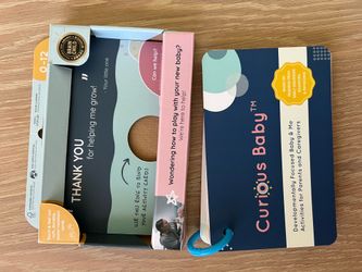 Curious Baby activity cards ages 0-12 months