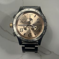 Nixon 5130 Custom Stainless Watch LIKE NEW 