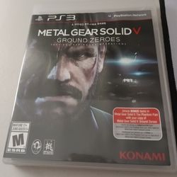 Metal Gear Solid V Ground Zeros PS3