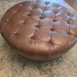 Beautiful  Leather Ottoman 