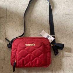 Tommy Hilfiger Women's Red Crossbody Bag
