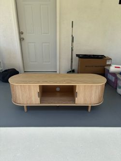 Modern Mid-Century TV Stand / Media Console – 54”