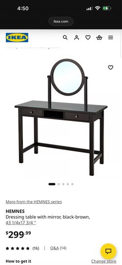 Used HEMNES Vanity