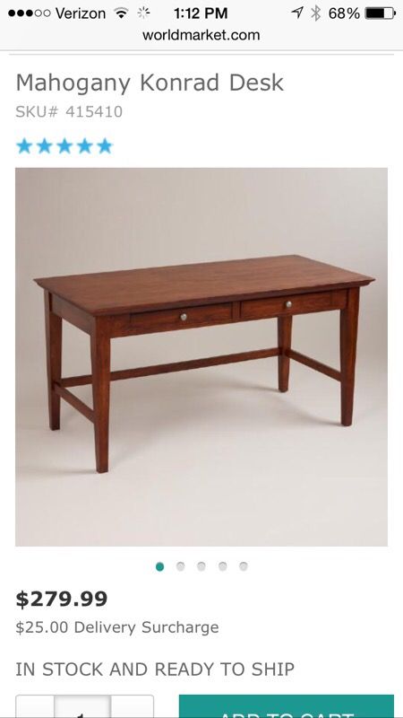 World market sale konrad desk