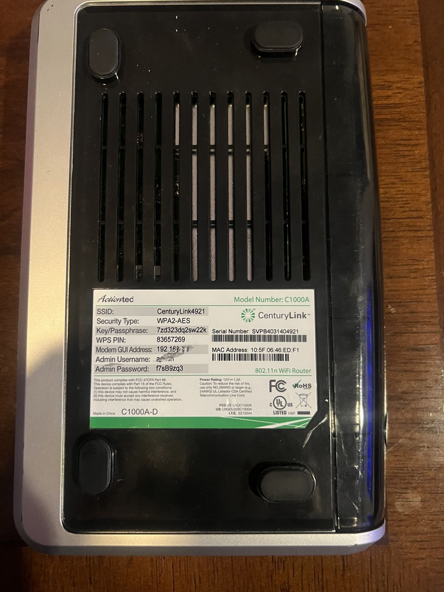 CenturyLink Modem And Internet Buster