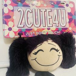 Cute Metal Plaque Decoration 