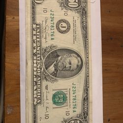 Miss Printed Error $50 Dollar Bill