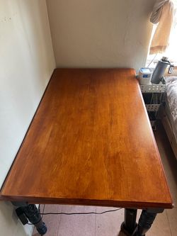 Solid wood table