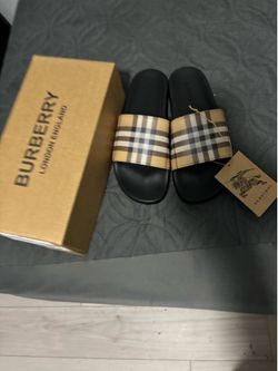 Burberry slides