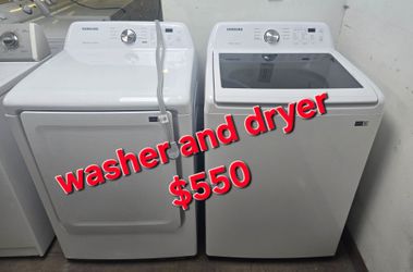 Samsung washer and dryer