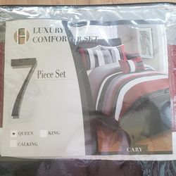 QUEEN SIZE 7 PIECES COMFORTER