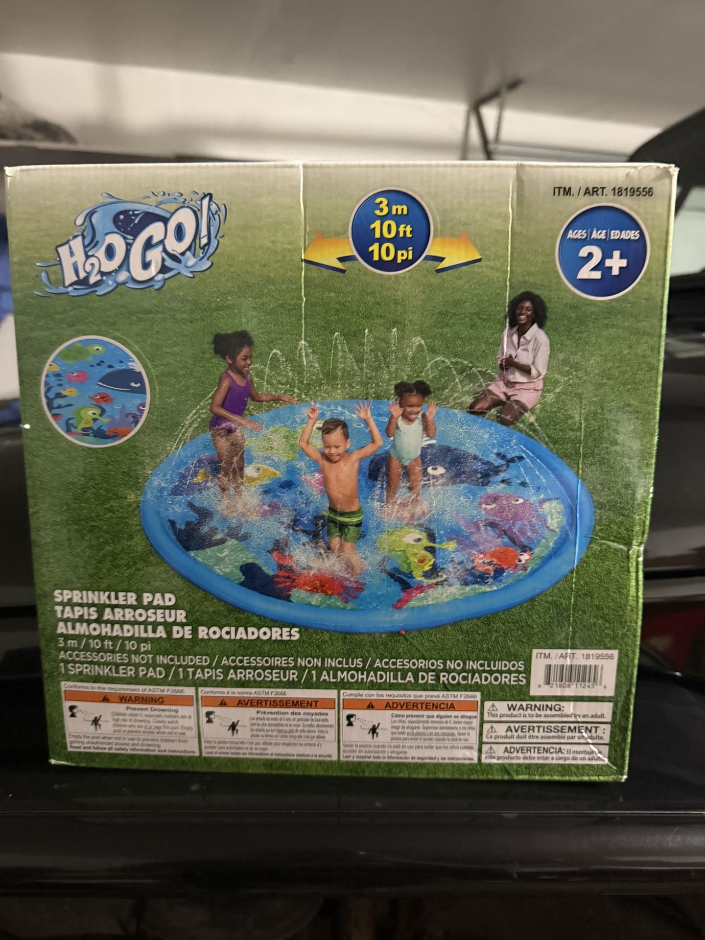Sprinkler pad