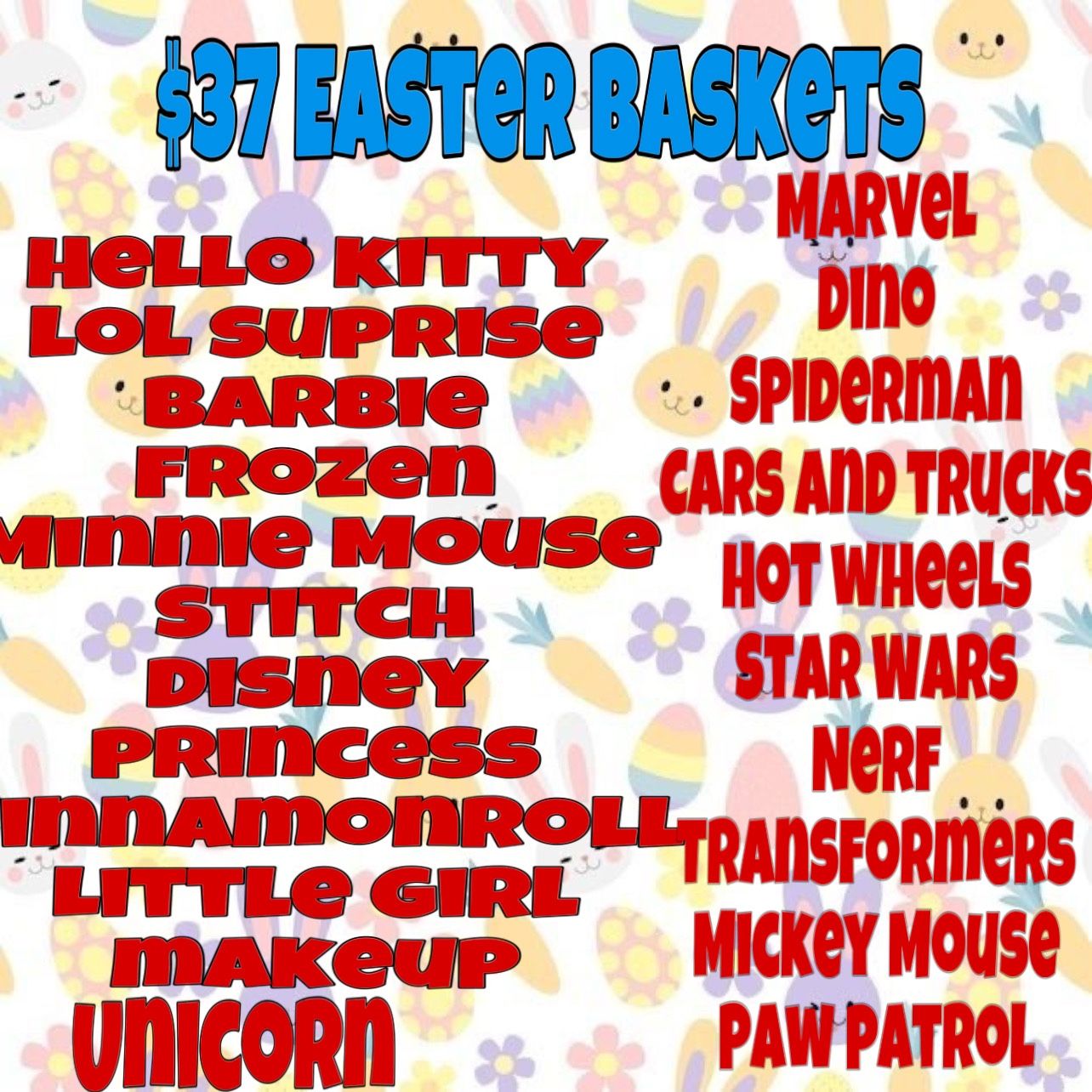 Pokemon Easter Basket In Temecula