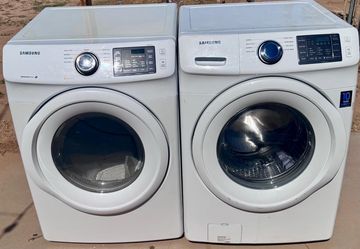 Samsung Front Load Washer and electric Dryer Set