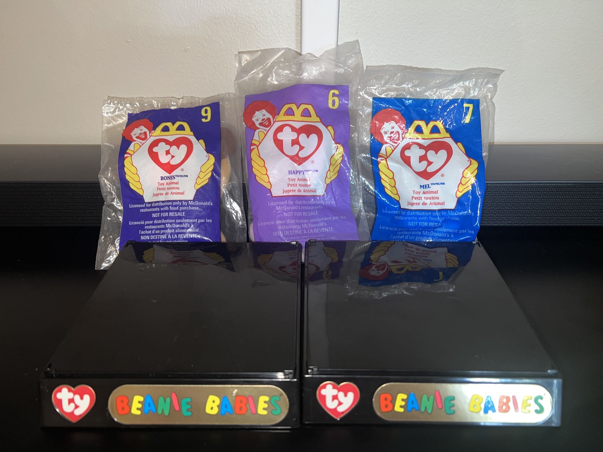 Beanie Babies : 1998 McDonald’s with Display Stands