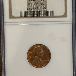 1946 Lincoln Wheat Penny NGC MS66 Red Gem BU