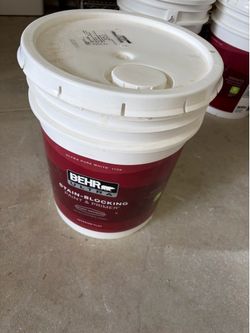 Behr ultra scuff defense - white dove paint - 15 gallons total