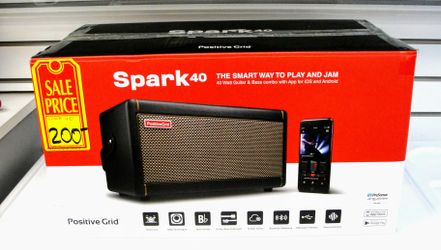 POSITIVE GRID SPARK 40 GUITAR AND BASS COMBO AMP 