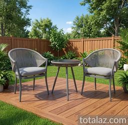 Outdoor Patio 3-Piece Bistro Set