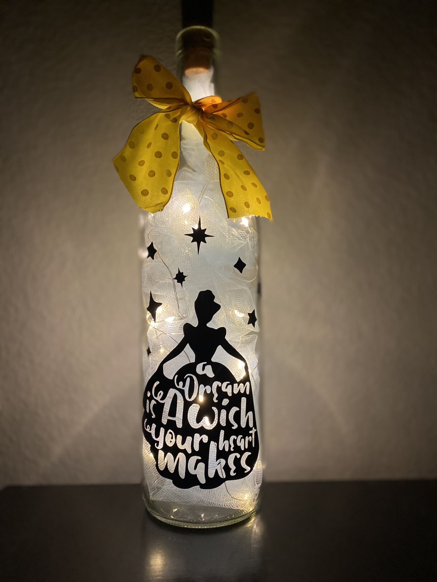 cinderella Light - Holiday Gift - Kids Nightlight - Handcrafted NEW