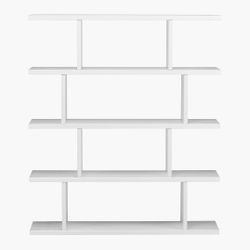 CB2 3.14 White Bookcase