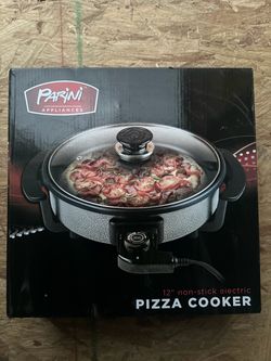 Parini 12" Non-Stick Electric Pizza Cooker