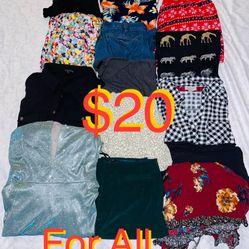 $20 For All women Dresses and more total of 14 pieces Size Xl