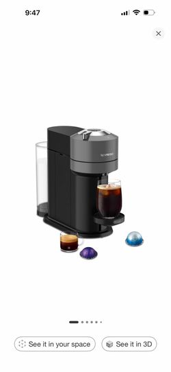 Nespresso Vertuo Next Coffee and Espresso Maker by DeLonghi Gray: