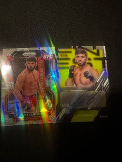 Arman Tsarukyan UFC Trading Card Lot of 2