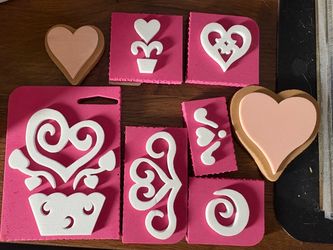 8pc. Valentine’s Day Stamp set