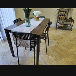 Dining table with 4 chairs