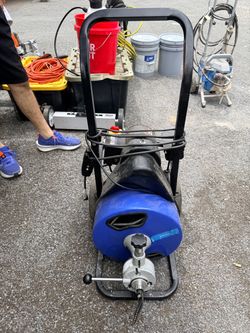 Pacific Hydrostar 50 ft. Power-Feed Drain Cleaner - Like New Condition