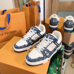Louis Vuitton cowboy old-fashioned stitched board shoes, the fashion choice of classic and trendy collision(off49)