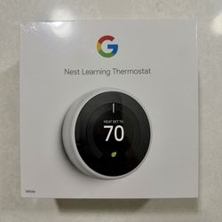Nest Learning Thermostat White (3rd Generation)