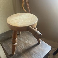 Antique Japanese Milking Stool