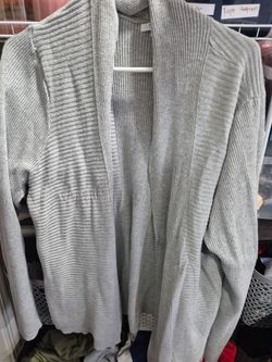 Walmart gray cardigan xl