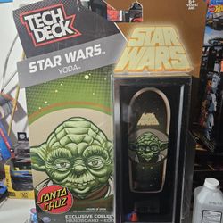TECH DECK Exclusive Collector's Edition Hand board Santa Cruz Star Wars Yoda