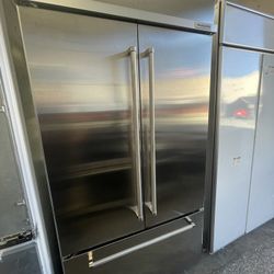 Kitchen Aid French Door Fridge 42” Perfectly Working, No Issues, Full LED Interior Illumination  