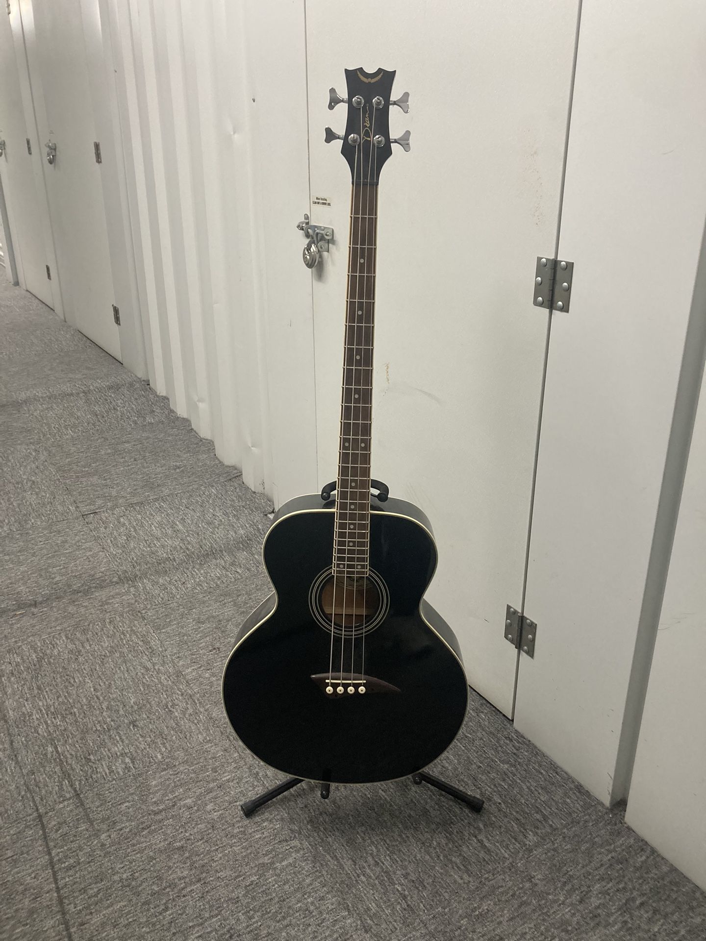 Dean Acoustic/Electric Bass W/ Stand